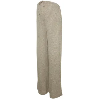 MAMA LICIOUS Umstandshose MAMALICIOUS "MLPAMMIE WIDE JRS PANTS HW NOOS", Damen, Gr. L (40), N-Gr, kalamata detail:melange, Jersey, Obermaterial: 65% Polyester, 30% Viskose, 5% Elasthan, meliert, Hosen Umstandshose