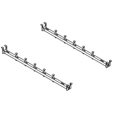 Elkay LKUMSK25 Unterbau-Set für Waschbecken, 63,5 cm lange Schienen