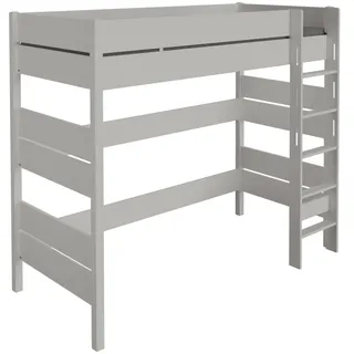 Paidi Hochbett Tiago 120 x 200 cm Holznachbildung grau