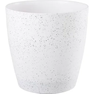 Blumentopf Strend Pro Stone, 35x35 cm, weiß, Stein-Effekt
