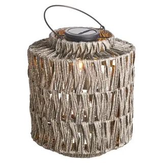 Pauleen Solarleuchte Rattan 0,1 W 7 lm Grau