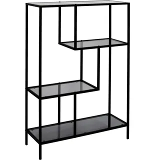 HOME DECO FACTORY Obstschale Drahtmetall Modern Schwarz