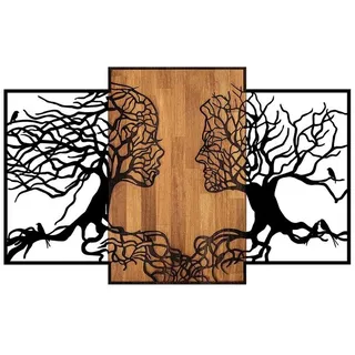 Wallity Wanddekoobjekt SKL2299 50% WOODEN (Thickness: 3 cm) / 50% METAL (Thickness: 1
