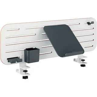 Leitz Ergo Pegboard Schreibtisch-Organizer mit Laptophalter, Weiß & 1 St.