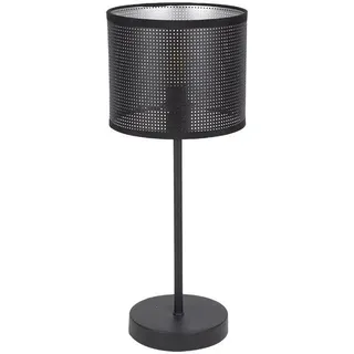 PRENDELUZ Tischlampe, 1 x e14, Schwarz/Schwarz, Silber, 42,5 x 17 x 17 cm, ideal für dekorative und funktionale Beleuchtung in modernen Räumen.