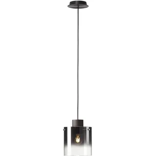 Brilliant Beth 1-flg. Ø 20 cm zylinderförmig braun/rauchglas