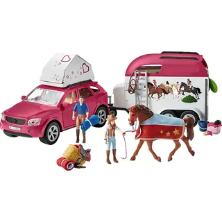 Schleich Horse Club Abenteuer mit Auto und Pferdeanhänger 42535