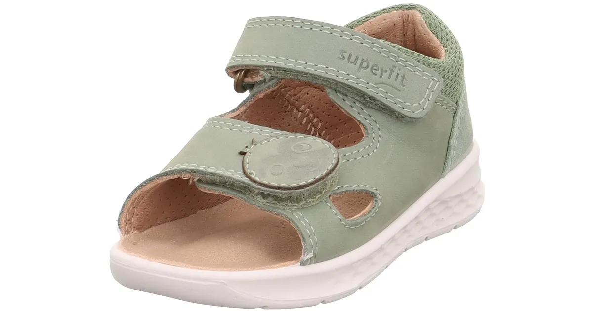 Superfit Sandales Lagoon Pour Fille - Confort Cuir Premium Avec 2 Velcro, Idéales Pour L'Été