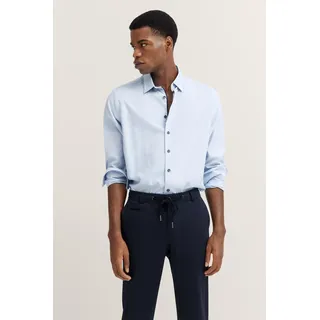 bugatti Langarmhemd mit Strukturoptik