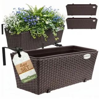 CASARIA Blumenkasten 60 x 20 x 19 cm Braun