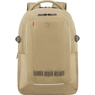 WENGER Ryde Laptop-Rucksack mit Tabletfach, Notebook bis 16 Zoll, Tablet bis 10 Zoll, Organizer, 26 l, Damen Herren, Büro Business-Reisen Uni, Creme, 653185