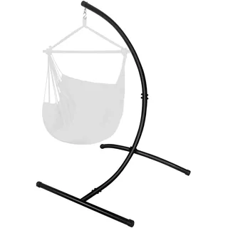 Goutime Hängesessel Gestell Hängematte Stuhl Stand nur, Hängematte Stand C Form für Indoor Outdoor Hanging Egg Swing Stuhl/Rattan Swing Sitze,Maximale Traglast 158kg (Nur das Gestell,ohne Hängesessel)