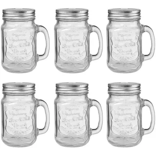 Butlers Trinkgläser (6er Set) Refresh 450 ml , Transparent , Glas , Gläser, Longdrinkgläser