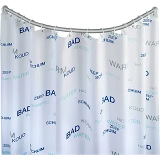 Wenko Duschvorhangstange 80 x 80 x 90 cm Chrom