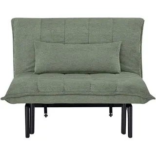 Stylife Schlafsessel , Grün , Holz, Metall, Textil , Kiefer , vollmassiv , 108x82x102 cm , Wohnzimmer, Sofas & Couches, Schlafsofas, Sonstige Schlafsofas