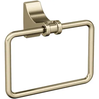 Amerock Handtuchring, 133 mm, goldfarbener Champagner, Davenport, Handtuchhalter, Badzubehör