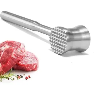 Famanu Fleischklopfer - Edelstahl - Essentielles Küchengerät