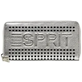 Esprit Aimee Zip Around Wallet Damen Geldbörse pew silver