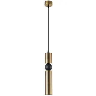arte lamp Hängeleuchte 2-flg. 60 cm Kupfer/Schwarz