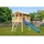 Stelzenhaus Benjamin Set A naturbelassen mit Rutsche blau 91204