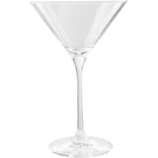 Olympia Campana einteiliges Kristall-Martini-Gläser-Set, 260 ml (6 Stück), transparent, Party-Martini-Cocktailgläser – Manhattan, Espresso-Martinis – gewerbliche Bars und Heimgebrauch, CS497