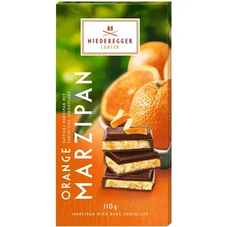Niederegger Marzipantafel Orange Pralinen 1 Packung 110 g
