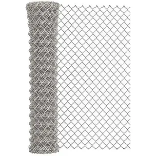 Maschendrahtgeflecht 25 x 0,8 m Silber