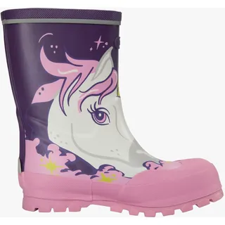 Viking Jolly Print Gummistiefel purple/multi 36