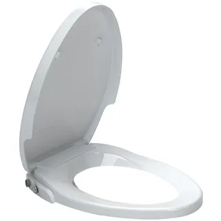 American Standard 5900A05G.020 AquaWash Nichtelektrischer Bidetsitz für längliche Toiletten, weiß, 14.9 in wide x 3.6 in tall x 21.1 in deep