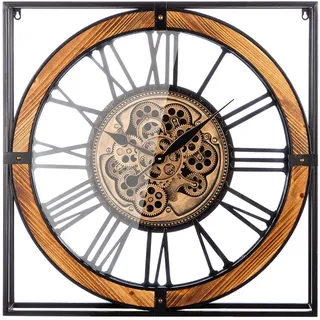 Casablanca by Gilde Wanduhr quadratisch Revolus 72,0 cm 72 schwarz/braun
