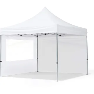 Faltpavillon Economy 3 x 3 m inkl. 2 Seitenteile weiß 59017