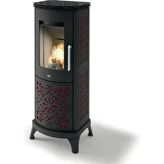 Blaze Kaminofen Alberta 8 kW Rot-Braun