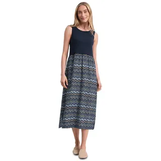 Street One Damen Midi-Kleid mit Strukturrock