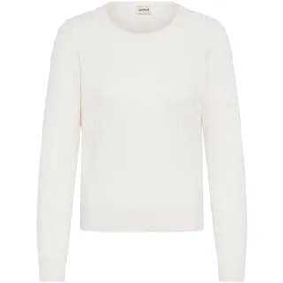 Rollkragenpullover OXMO "Rollkragenpullover OXSisse", Damen, Gr. S, weiß (cloud dancer), Obermaterial: 70% Viskose CV. 30% Nylon NY., Pullover Rollkragenpullover