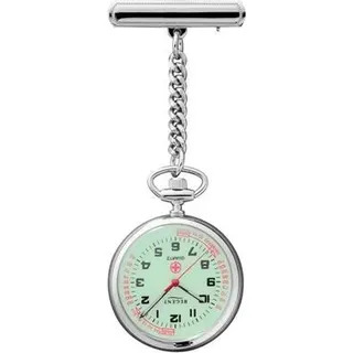 Regent Schwesternuhr Regent Quartz verchromt Leuchtblatt 12390028