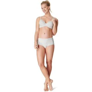 Noppies Damen Cotton Comfort Nursing Bra Umstands BH, Grey Melange, 90E EU