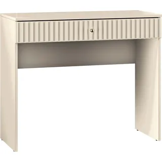 FURNLUX Konsolentisch Sophie Beige 92cm / Hauptfarbe: Beige / Abmessungen: 92 x 78 x 40 cm - Beige