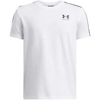 Under Armour B Icon Taped SS Trainingsshirt White/Black 127-137