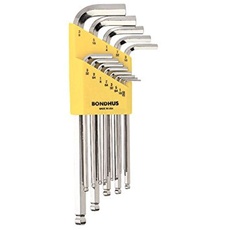 Bondhus 16937 BLX13B Briteguard Ballwrench Set 0.050"-3/8", Yellow, WS: .050-3/8"