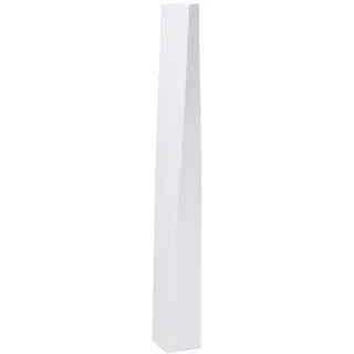 VIVANNO Bodenvase Standvase f. Deko-Zweige Fiberglas Weiß Matt HYDRON 100
