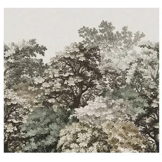 Fototapete , Taupe , Kunststoff, Papier , Bäume , 300x280 cm , Fsc, Bsci, Made in Eu , Tapeten & Wandverkleidungen, Fototapeten