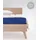 Spannbettlaken Mako-Satin 160 x 200 cm royalblau