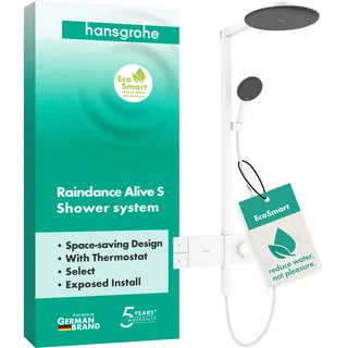 Hansgrohe Raindance Alive S Duschsystem 300 1jet EcoSmart mit ShowerSelect Comfort, 24583700,