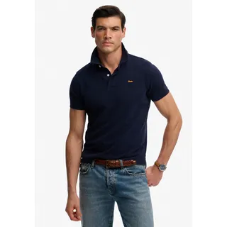 Superdry Poloshirt "CLASSIC PIQUE POLO" Baumwolle, relaxed fit, rich navy
