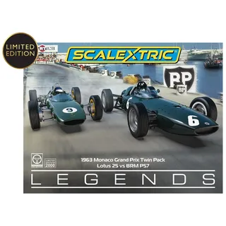 SCALEXTRIC C4580A - 1963 Monaco Carlo Grand Prix Doppelpack grün 1:32