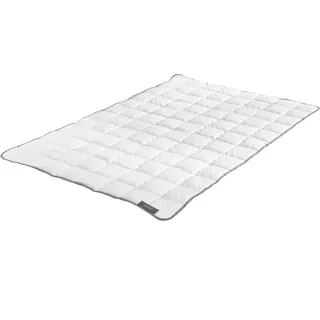 Badenia Trendline leichte Sommerdecke Clean Cotton 155x220 cm – Atmungsaktive & allergikerfreundliche Baumwoll-Bettdecke, Öko-Tex Standard 100, hergestellt nach deutschem Qualitätsstandard