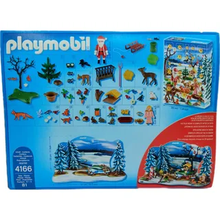 PLAYMOBIL 4166 Adventskalender Weihnachten der Waldtier