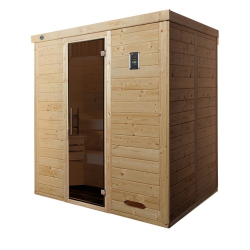 Bild von Sauna KEMI 3 GT ohne Ofen beige