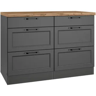 Held Unterschrank Meran 120 x 86 x 60 cm Grau