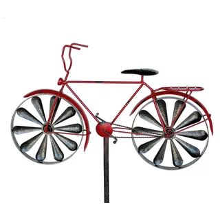 DanDiBo Ambiente DanDiBo Gartenstecker Metall Fahrrad 160 cm - 50x160x11.5 cm , Dekoration, Gartendeko